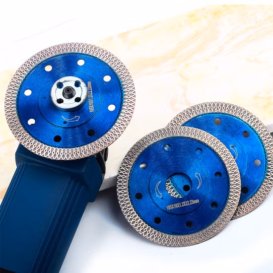 Diamond Cutting Tool Disc Wheel Circular Thin Turbo Tile Laser Welded Cutter HSS Diamond Segmented Saw Blade for Neolith Dekton Marble Hand Tool for Granite