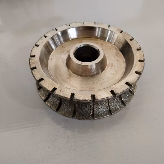 105mm115mm125mm Single Side Star Electroplated Diamond Stone Grinding Wheel 5/8